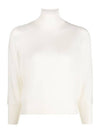 Talea Virgin Wool Knit Top White - MAX MARA - BALAAN 2