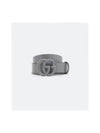 Men's GG Marmont Thin Belt Grey - GUCCI - BALAAN 6