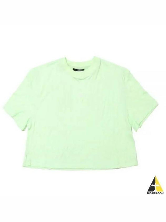 Aurelia Crop Short Sleeve T-Shirt Patina Green - J.LINDEBERG - BALAAN 2