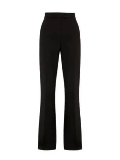 Norcia Viscose Straight Pants Black - MAX MARA - BALAAN 2