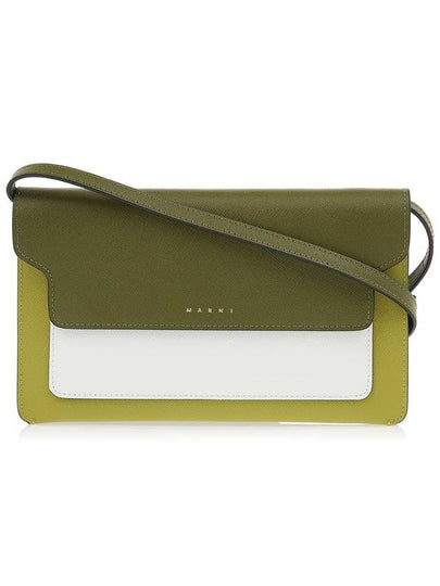 Trunk Saffiano Cross Bag Green - MARNI - BALAAN 2