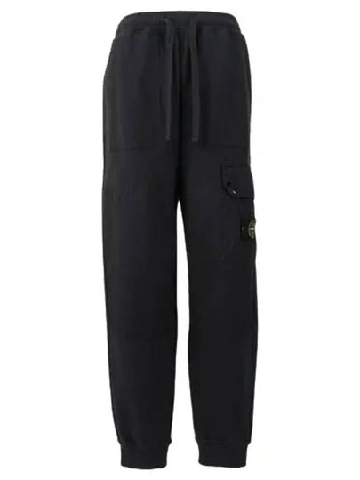 Compass Badge Panel Track Pants Black - STONE ISLAND - BALAAN 2