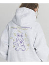 Lucky Step Embroidered Hoodie Melange White - CPGN STUDIO - BALAAN 3