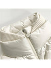 Padded Wool Cardigan White - MONCLER - BALAAN 8