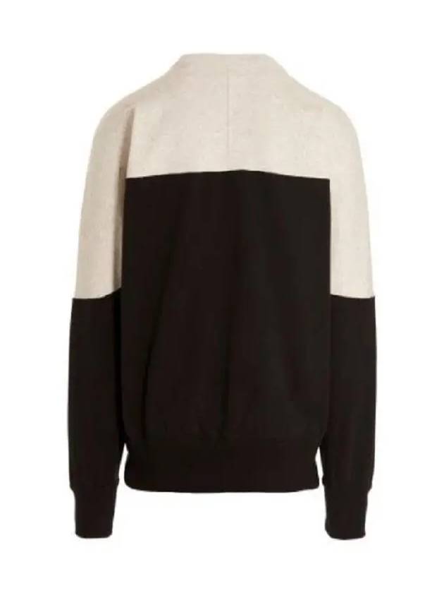 Howley Two Tone Logo Sweatshirt Faded Black - ISABEL MARANT - BALAAN 4