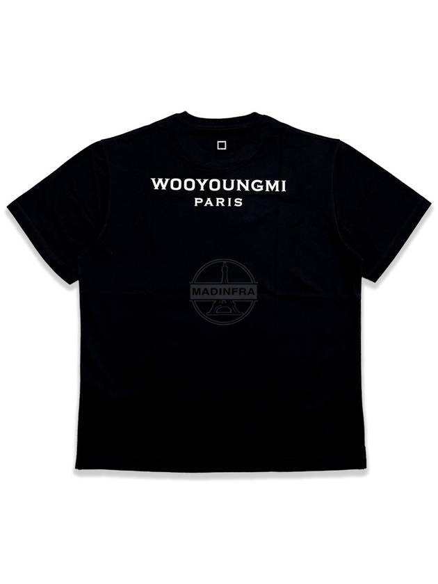 Cotton Back Logo T-Shirt Black - WOOYOUNGMI - BALAAN 2