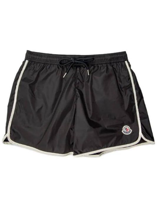 Logo Patch Swim Shorts Black - MONCLER - BALAAN 2