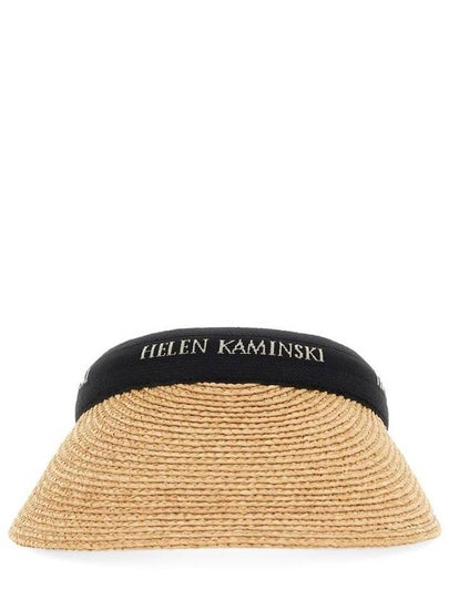 Bianca Visor Hat Natural Black Logo - HELEN KAMINSKI - BALAAN 2