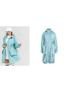 Golf Long Hood Piping Color Coat Blue - HENRY STUART - BALAAN 2