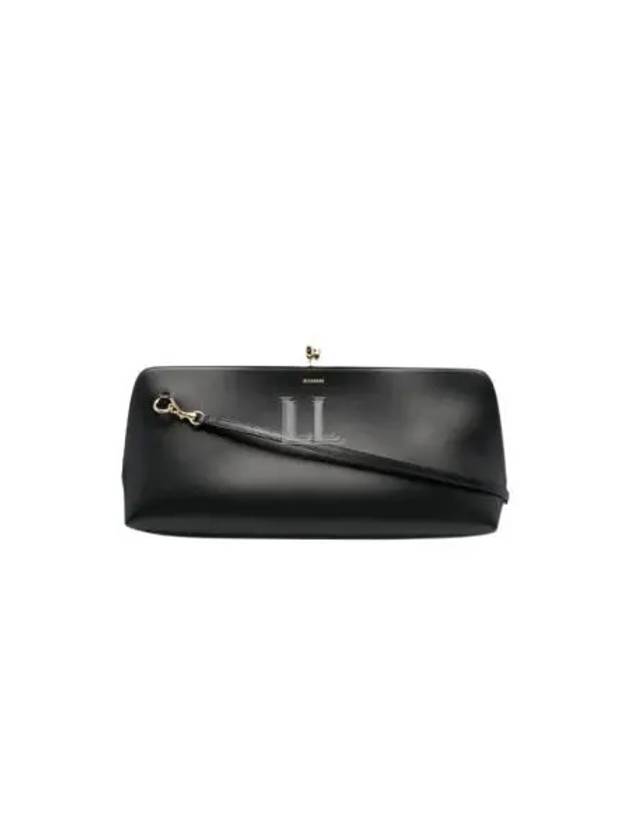 Goji Medium Shoulder Bag Black - JIL SANDER - BALAAN 2