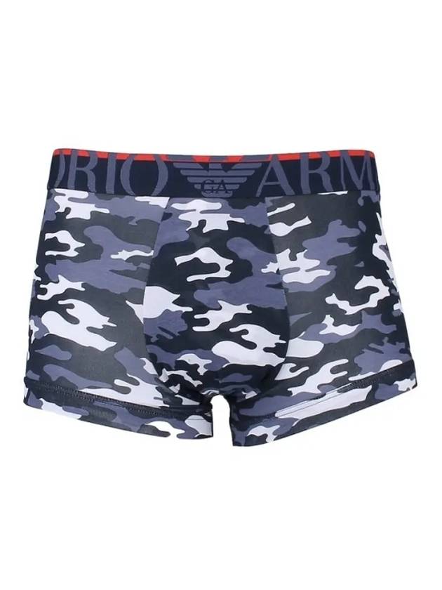 Men's Logo Camouflage Briefs Gray - EMPORIO ARMANI - 1