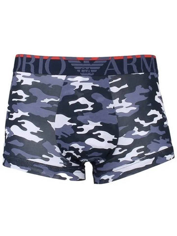 Men's Logo Camouflage Briefs Gray - EMPORIO ARMANI - 1