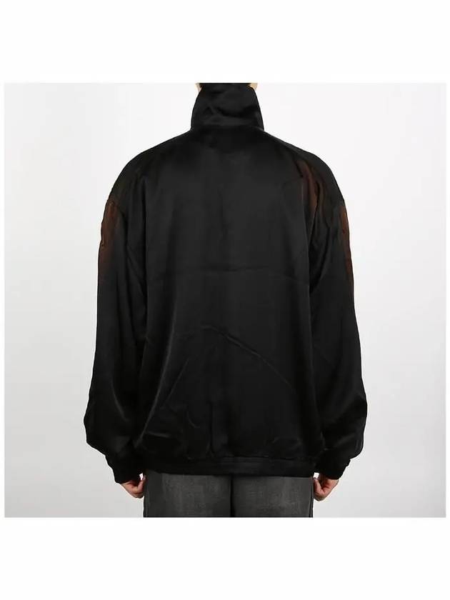 J-Smash Solarised Satin Bomber Jacket Black - DIESEL - BALAAN 5