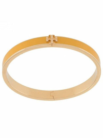 Kira Enamel Bracelet Gold Orange - TORY BURCH - BALAAN 1