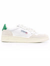 Men's Medalist Leather Low Top Sneakers Green Tab - AUTRY - BALAAN 2