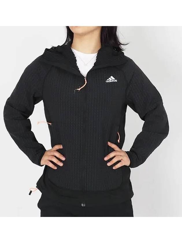 Women's X-City Softshell Hooded Jacket Black - ADIDAS - BALAAN 2