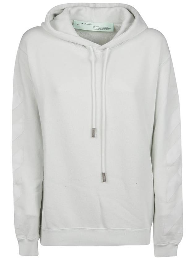 Diag Arrow Hooded Top White - OFF WHITE - BALAAN 1