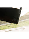 GG Signature Web Leather Half Wallet Black - GUCCI - BALAAN 5