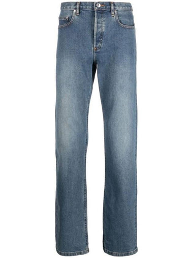 Washed straight fit jeans blue - A.P.C. - BALAAN 1