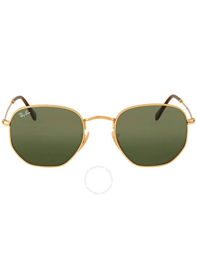 Ray Ban Hexagonal Flat Lenses Green Classic G-15 Unisex Sunglasses RB3548N 001 51 - RAY-BAN - BALAAN 1