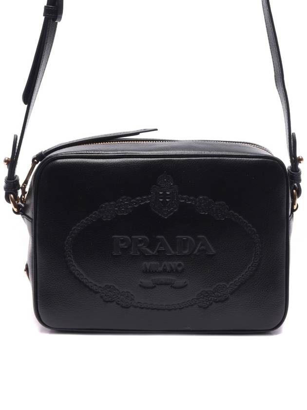 Grace Leather Cross Bag Black - PRADA - BALAAN 2