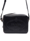 Grace Leather Cross Bag Black - PRADA - BALAAN 3