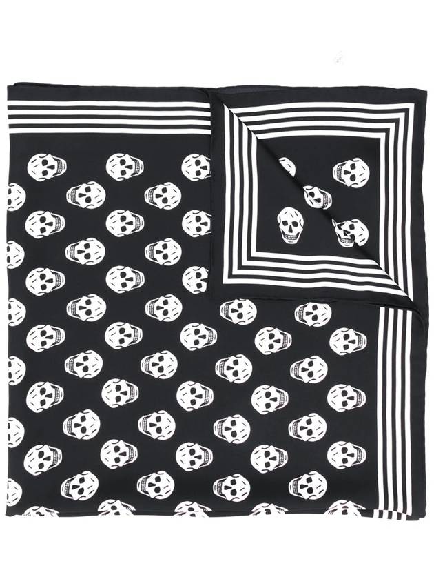 Biker Skull Scarf Black - ALEXANDER MCQUEEN - BALAAN 2