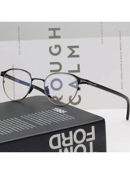 Blue Light Blocking Glasses Frame TF5863DB 001 Eye Protection Glasses Men Women Asian Fit - TOM FORD - BALAAN 2