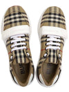 Vintage Check Suede Leather Sneakers Archive Beige - BURBERRY - BALAAN 3