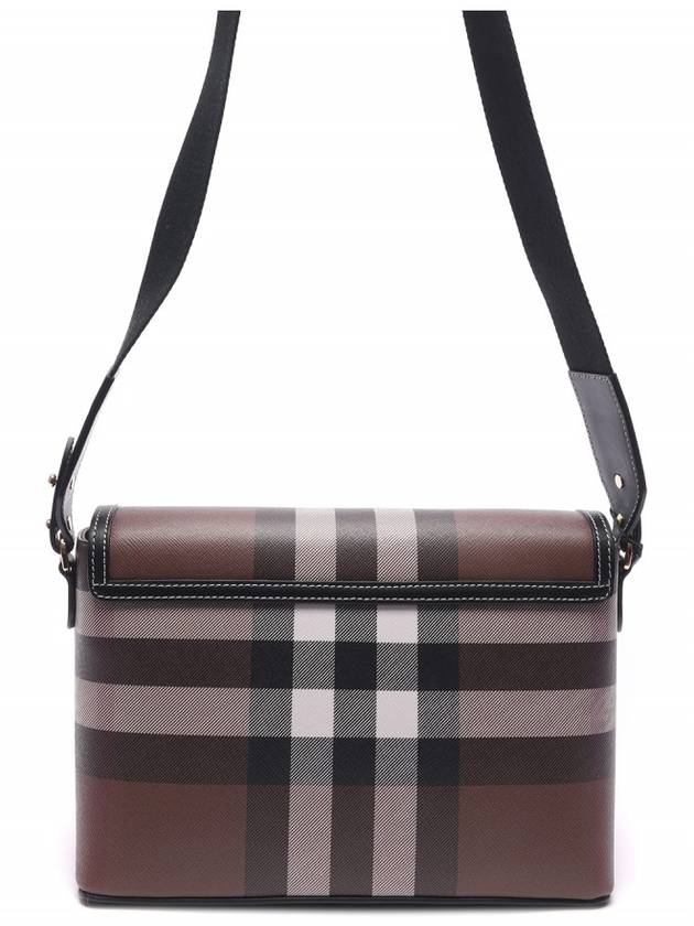 Checked Leather Knot Cross Bag Brown - BURBERRY - BALAAN 5