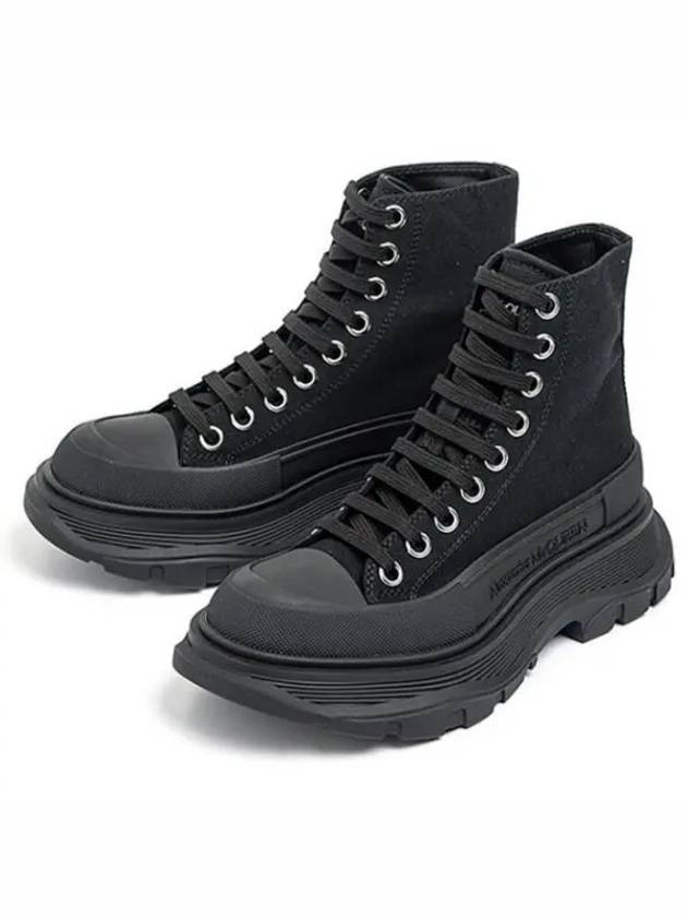 Tread Slick High Top Sneakers Black - ALEXANDER MCQUEEN - BALAAN 2