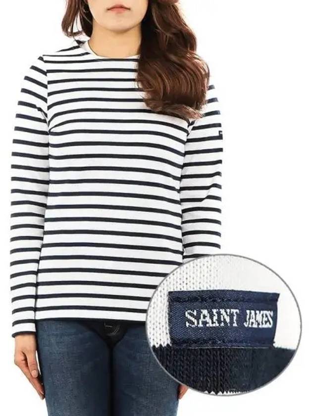 Women s Meridien long sleeve t shirt 270293 - SAINT JAMES - BALAAN 1