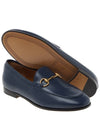 Jordaan Leather Loafers Blue - GUCCI - BALAAN 6