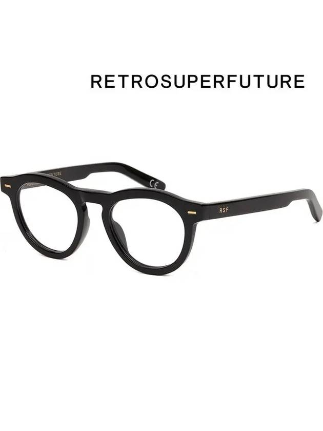 Glasses frame NUMERO 102 NERO RQG round horn rim fashion - RETROSUPERFUTURE - BALAAN 7