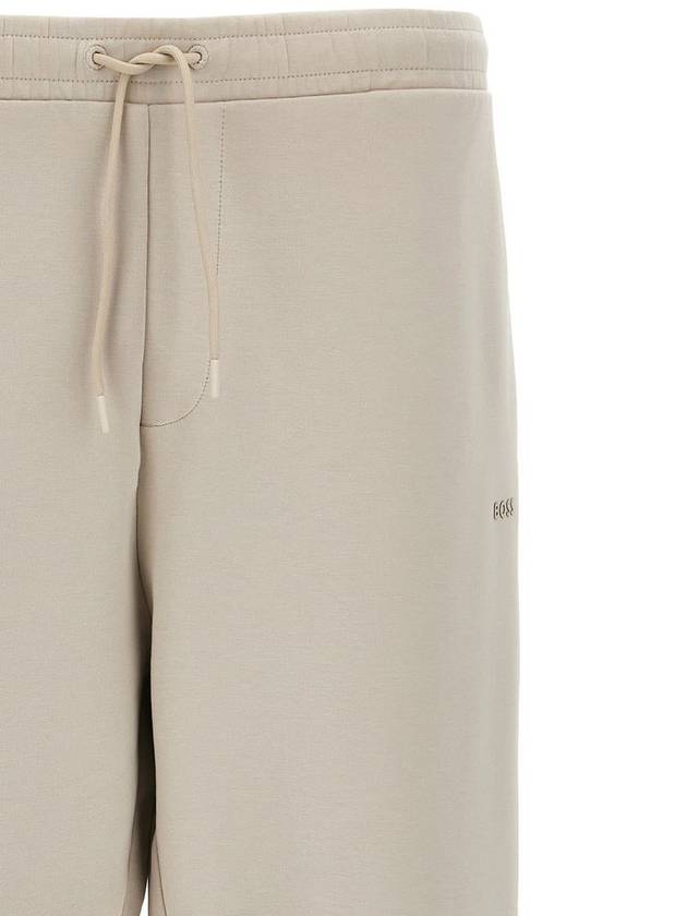 Cotton Track Pants Beige - HUGO BOSS - BALAAN 4