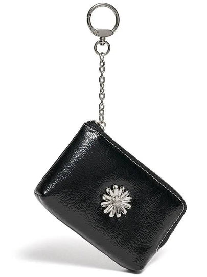 Daisy Keyring Card Wallet Black - LE MASQUE - BALAAN 2