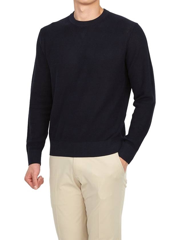 Men's Myhlo Crew Neck Knit Top Baltic - THEORY - BALAAN 6