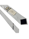 GG Pattern Silk Tie Silver - GUCCI - BALAAN 7