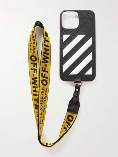 Diag Logo Phone Case Black - OFF WHITE - BALAAN 2