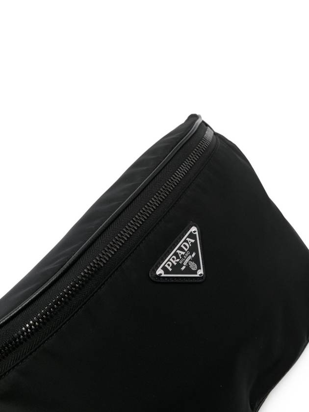 Logo Re-Nylon Fabric Belt Bag Black - PRADA - BALAAN 6