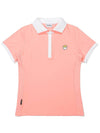 Knit Hybrid Polo T-Shirt PINK WOMAN M3322PTS11PNK - MALBON GOLF - BALAAN 2