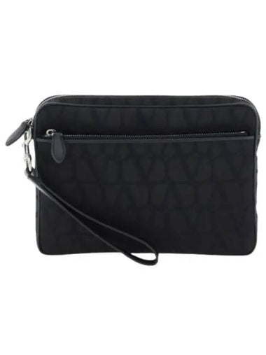 5Y0P0U72 CSH 0NO 5Y2P0U72 Towal Econograph Clutch Bag - VALENTINO - BALAAN 1