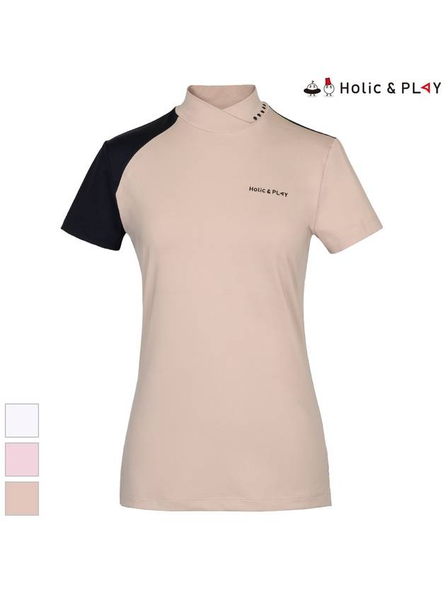 Uveil color variation high neck t-shirtHC2WTS004 - HOLIC&PLAY - BALAAN 1