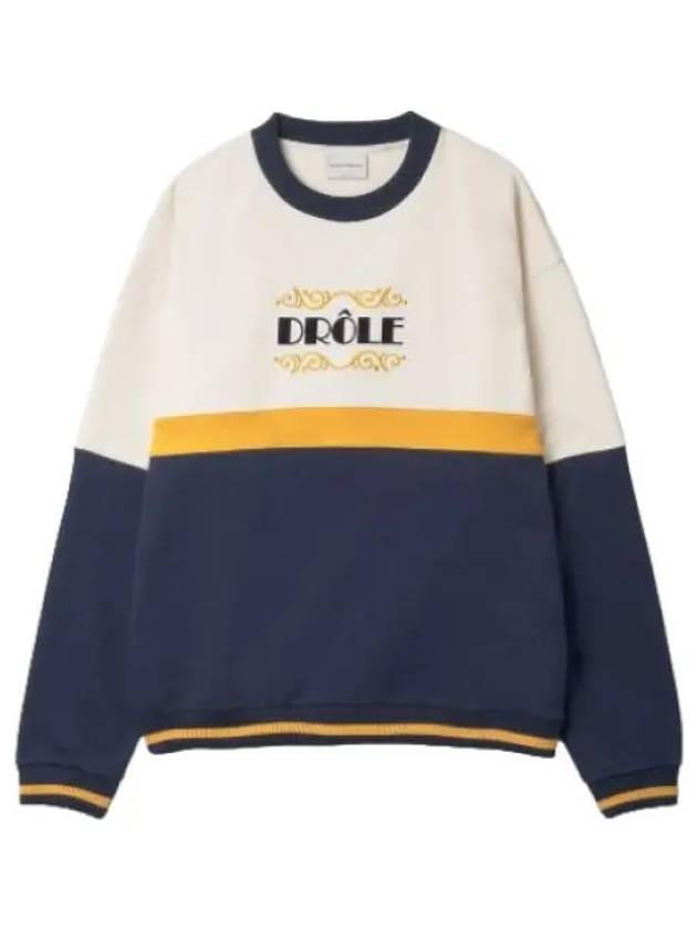 Drold Monsieur Le S Shirt Drol Express Navy Sweatshirt - DROLE DE MONSIEUR - BALAAN 1