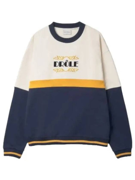 Drold Monsieur Le S Shirt Drol Express Navy Sweatshirt - DROLE DE MONSIEUR - BALAAN 1