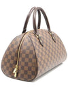 Women s Louis Vuitton N41434 Damier Ebene Canvas Rivera MM Tote Bag gt Gangbuk used luxury goods - LOUIS VUITTON - BALAAN 3