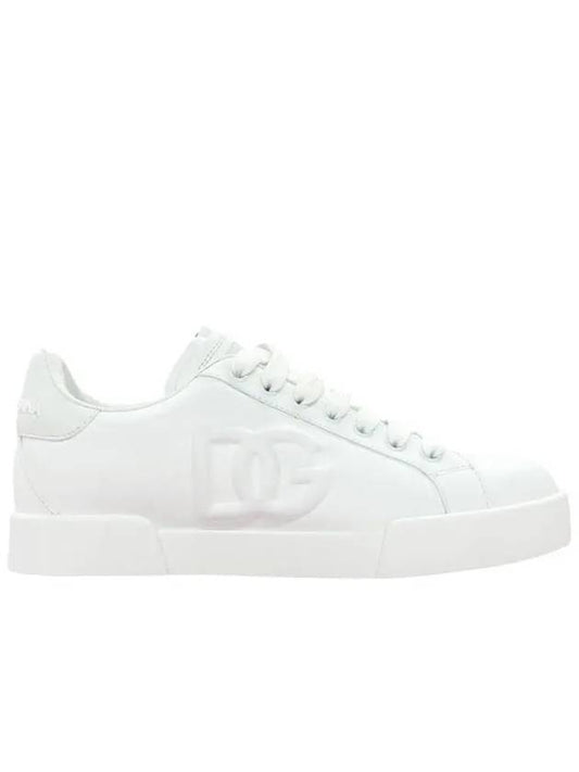 DG Logo Calfskin Low Top Sneakers White - DOLCE&GABBANA - BALAAN 2