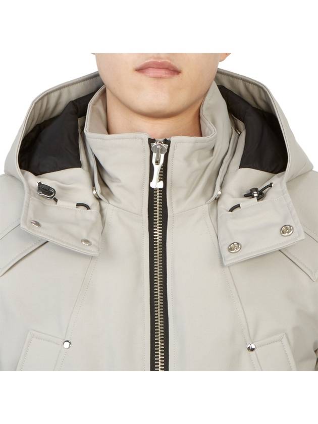 Ballistic Hooded Down Bomber Padding Grey - MOOSE KNUCKLES - BALAAN 9