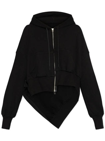 Yohji Yamamoto Hoodie, Women's, Black - YOHJI YAMAMOTO - BALAAN 1