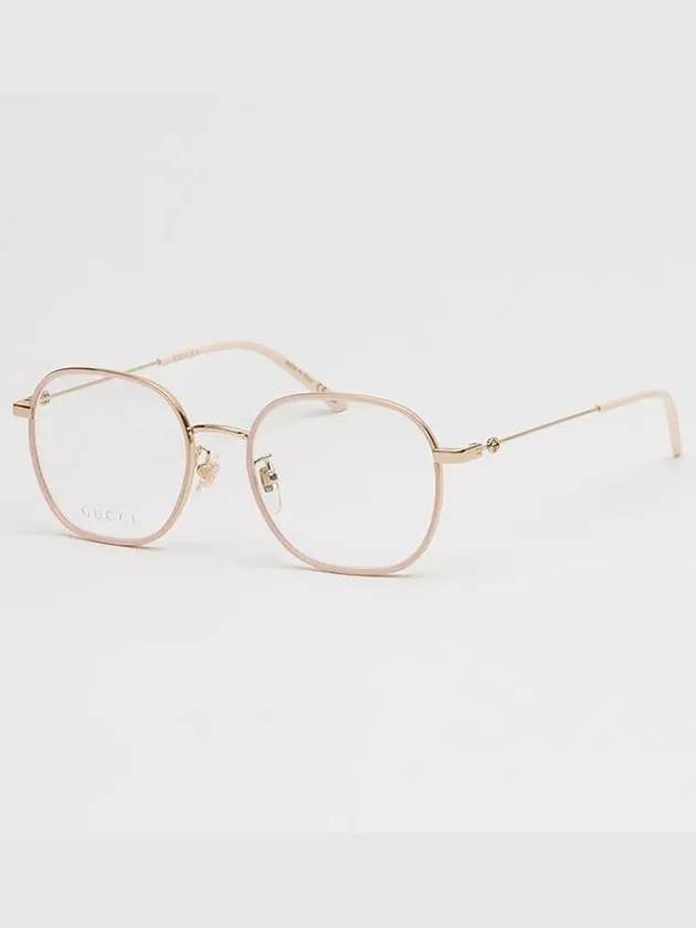 Eyewear Square Metal Eyeglasses Gold - GUCCI - BALAAN 2